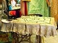 Ceramics of a fashion salon